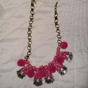 PomPom Wide Chain Necklace